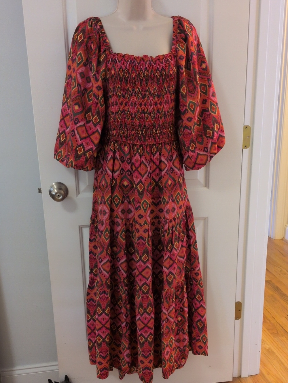 Dress Forum Smocked Bodice Maxi Dress